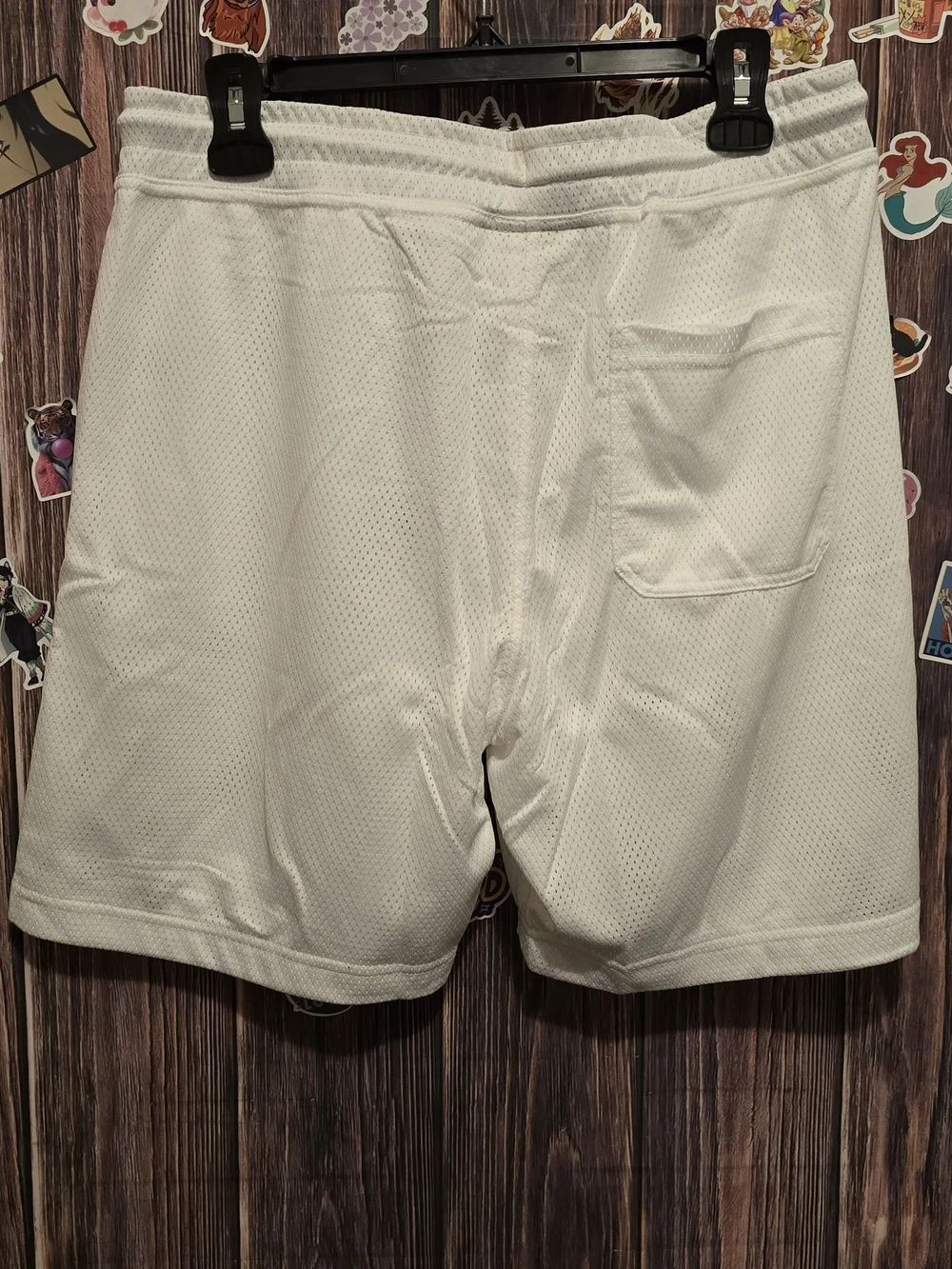 Chucky Graphic Men's White Mesh Shorts